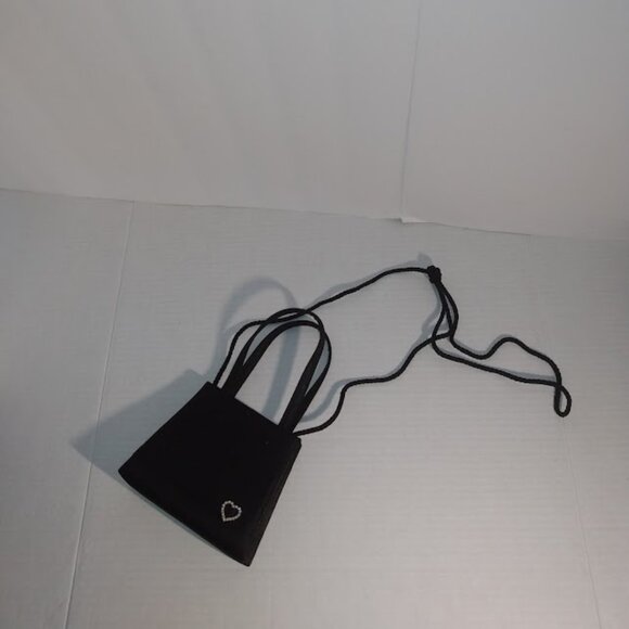 Claires: small evening bag with Rhinestone heart. - Picture 5 of 7